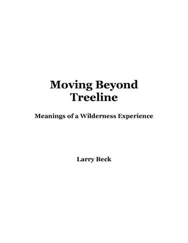 Cover image for Moving Beyond Treeline